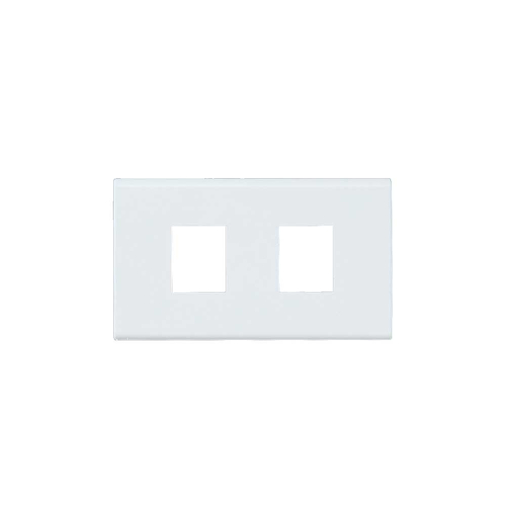 Panasonic 2M plate with mounting frame white Roma | Wall Plate 215102 - SKU 215102