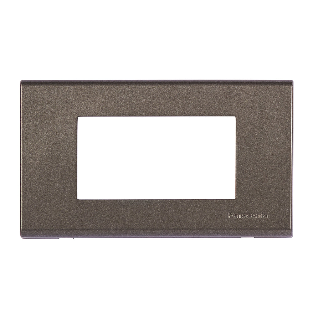 Panasonic 3M plate with mounting frame gray Wide | Wall Plate 215009 - Grey - SKU 215009