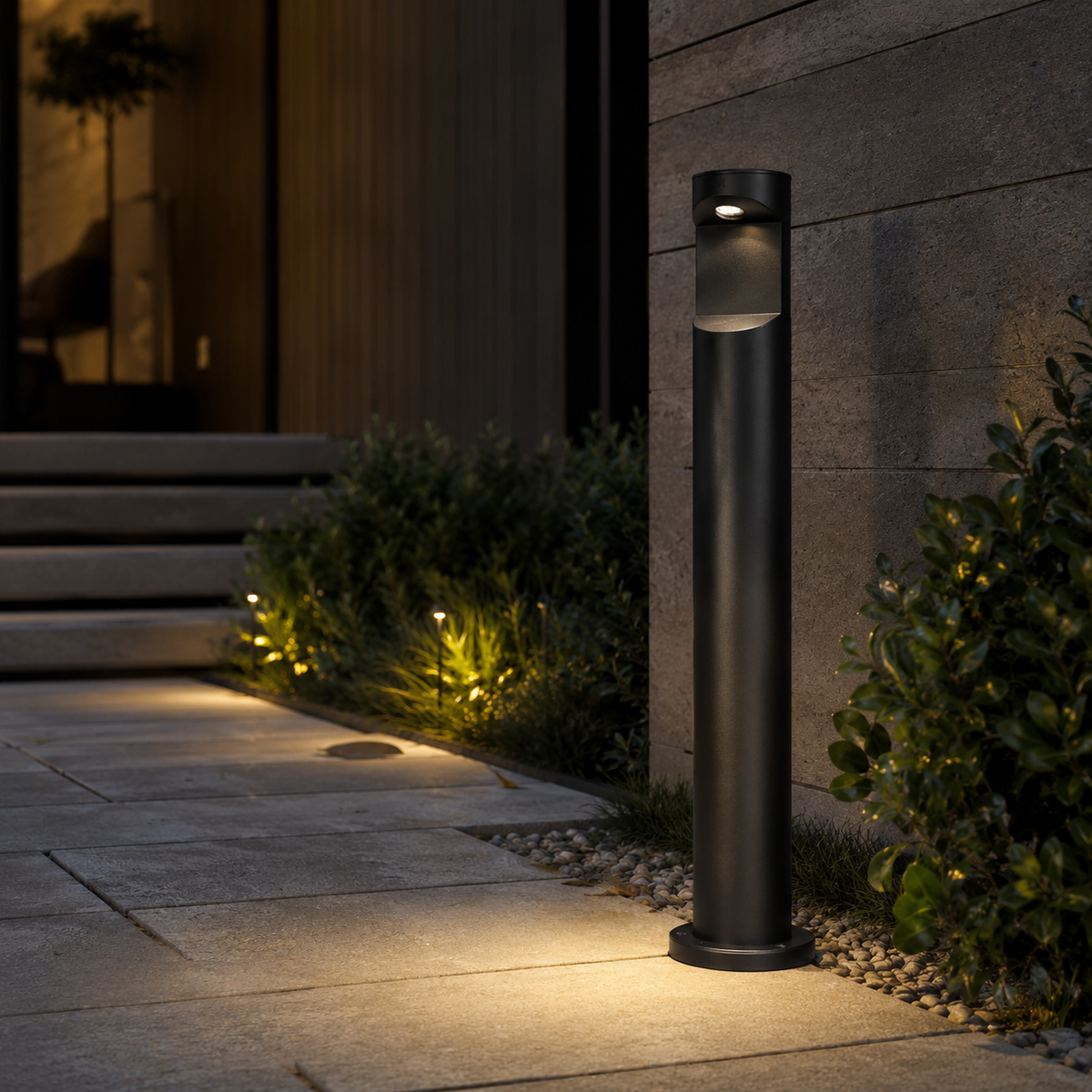 BLD 92 - Die Cast ألومنيوم Body -10W-ip54-3000K حديقة Bollard إضاءة | خارجي حديقة إضاءة