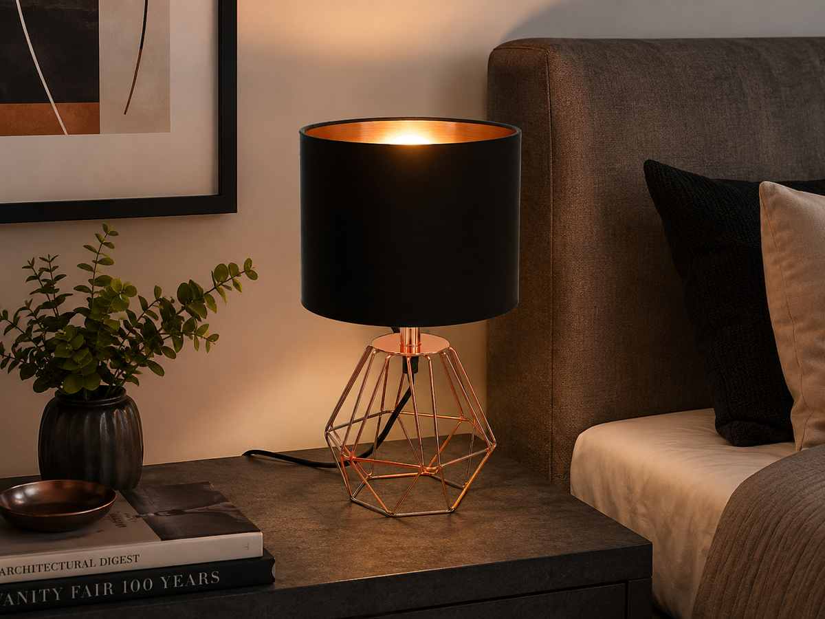Carlton 2 نحاس Table Lamp | Decorative Indoor إضاءة