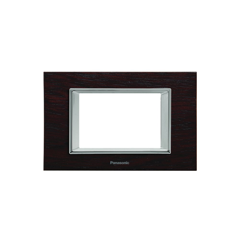 Panasonic 3M plate Wood Dark Ultima Thea | Wall Plate 215222 - SKU 215222