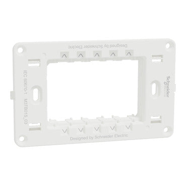 Schneider Electric M3TB01S_03 | Supporting Frame, Miluz E, 3 gang, white