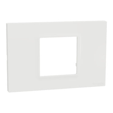 Schneider Electric M3TB02_WE | Cover frame, Miluz E, 2 gang, white