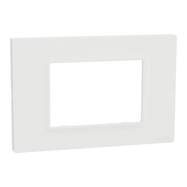 Schneider Electric M3TB03_WE | Cover frame, Miluz E, 3 gang, white