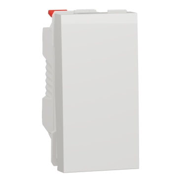 Schneider Electric NU310318 | Switch, New Unica, 1-pole 2-way, 10AX, 1 module, screwless terminals, untreated, IP4X, whi