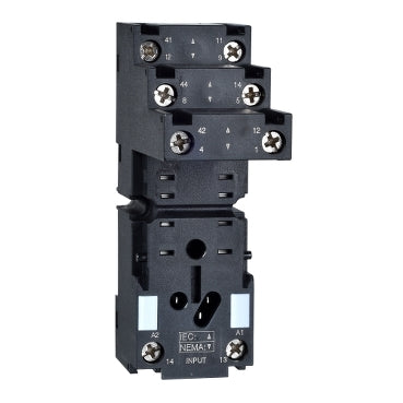 RXZE2S108M | مقبس RXZ - كونتاكت منفصل - 12 أمبير - < 250 فولت - موصل - للريليه RXM2..