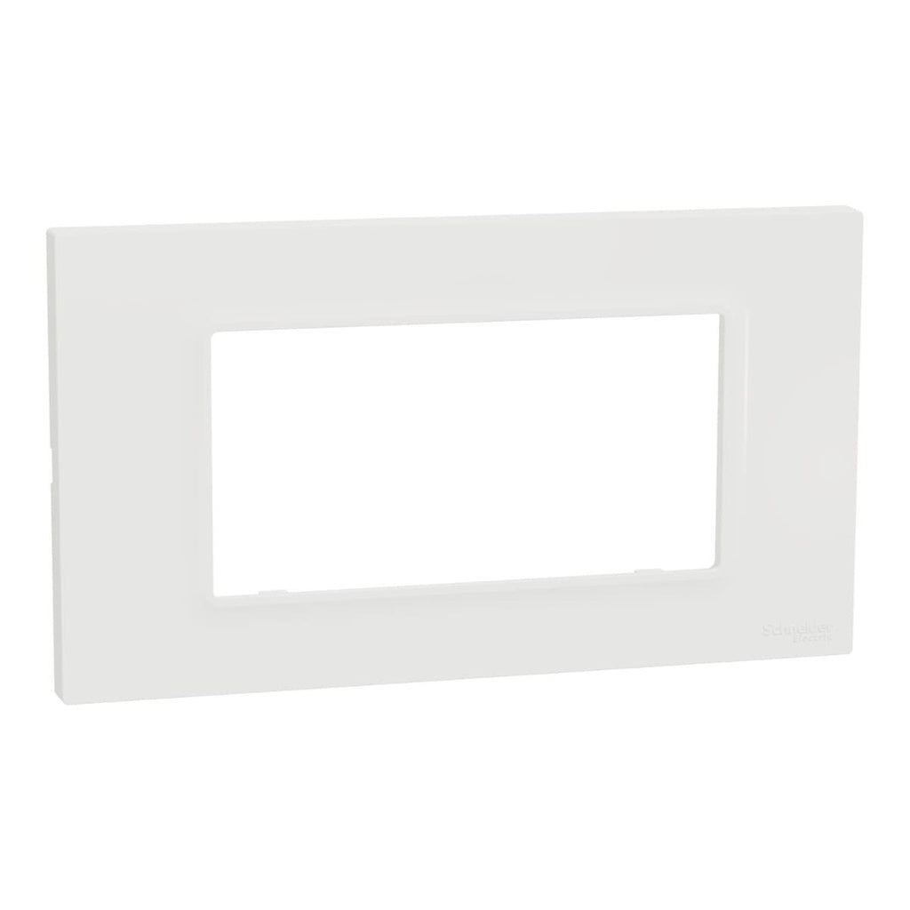 Schneider Electric M3TB04_WE | Cover frame, Miluz E, 4 gang, White