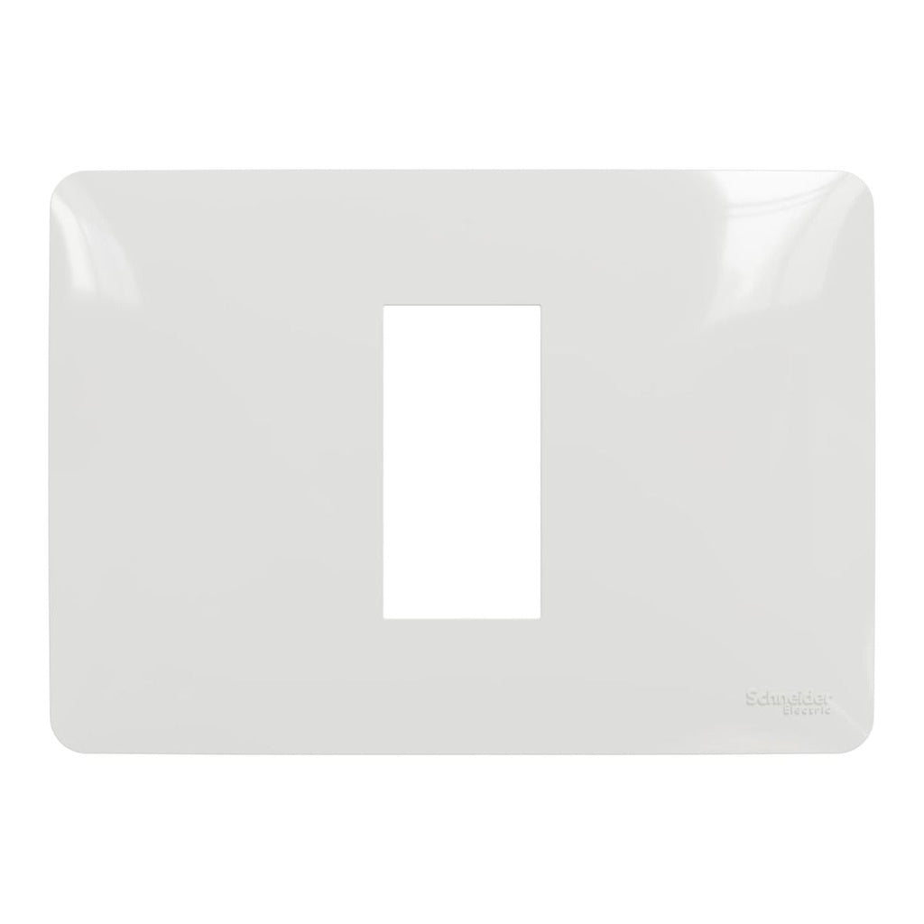 Schneider Electric NU210118 | New Unica Cover frame, New Unica, 1 gang, 1 module, white