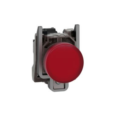 Spark XB4BVB4 red metal pilot light with Ø22 lens and integral LED