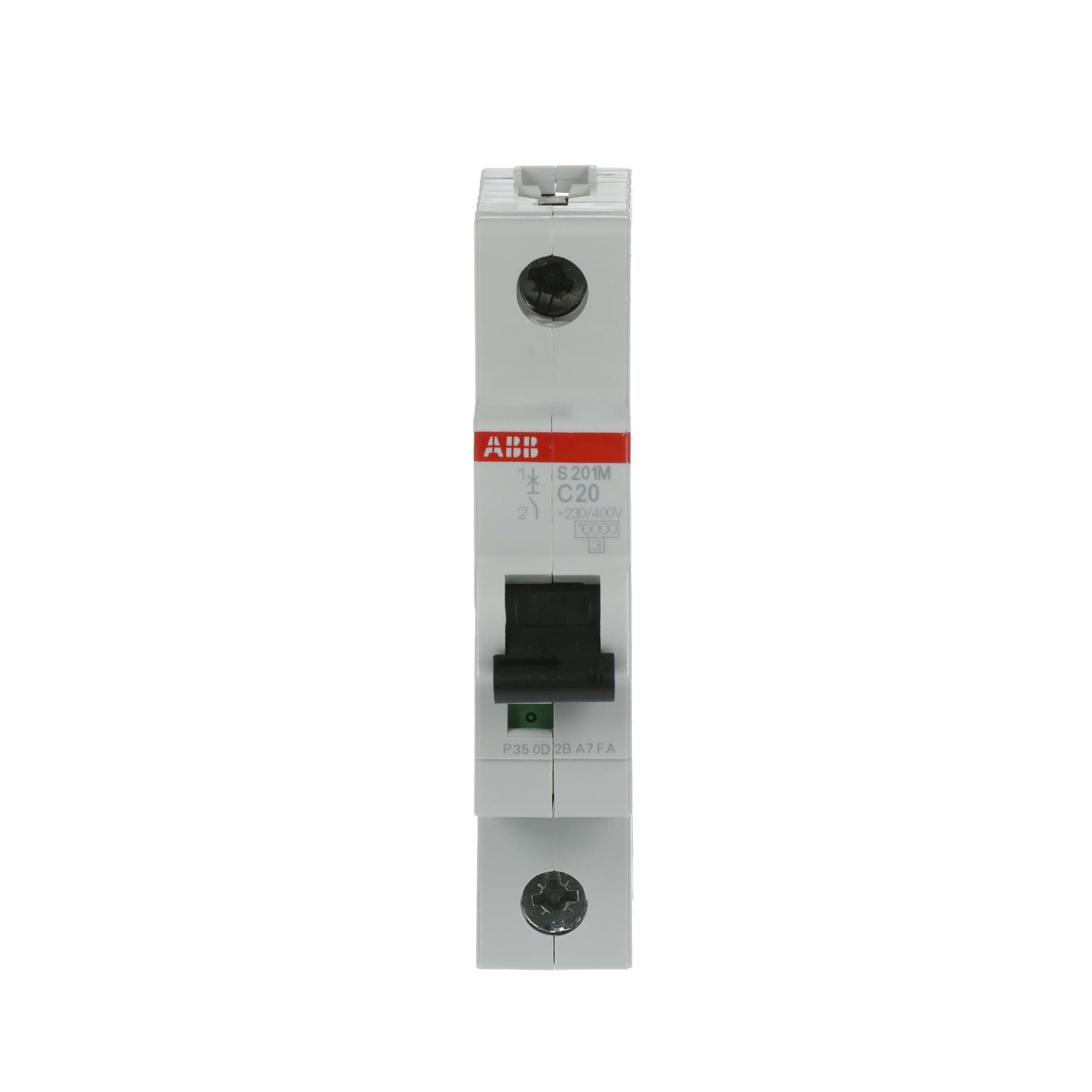 ABB 2CDS271001R0204 | S201M-C20 Miniature Circuit Breakers | 20 A, 1P, 10 kA (inferred from family), C - ABB part number 2CDS271001R0204