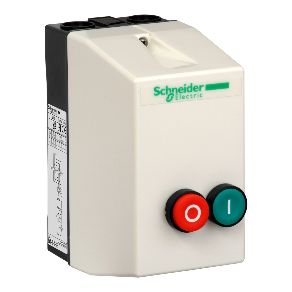 شنايدر إلكتريك Schneider LE1D12M7 TeSys LE Enclosed DOL Starter 12 أمبير 220 فولت AC تيار متردد ملف تشغيل