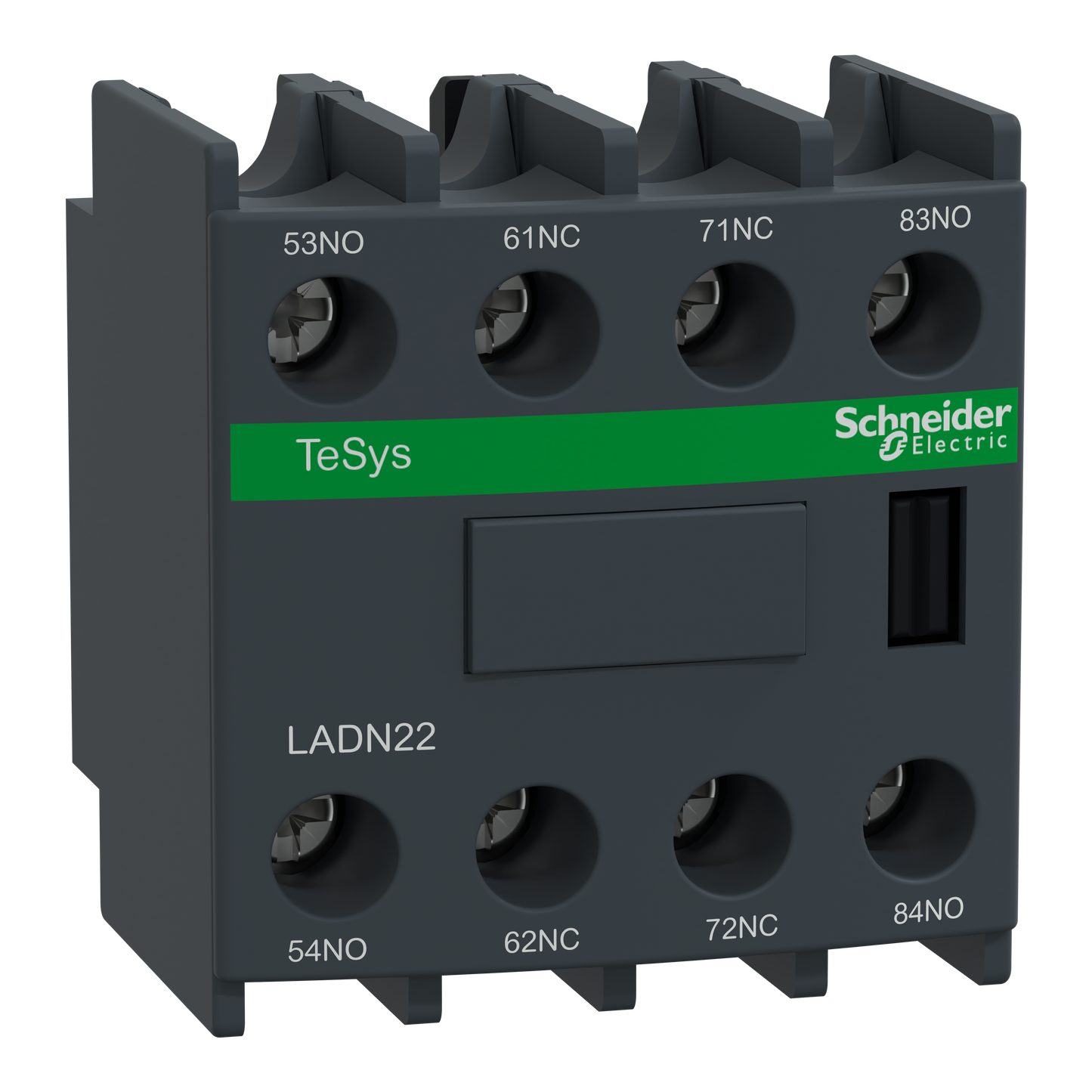 Schneider Electric LADN22 TeSys D Auxiliary Contact Block 2NO + 2NC Front Mount
