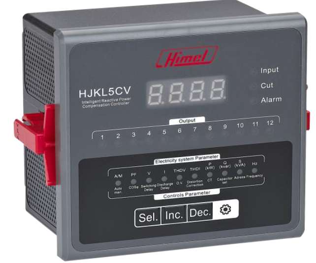 Himel HJKL5CV 12-step automatic power factor controller, supplier catalogue photo | منظم معامل القدرة هيمل 12 خطوة