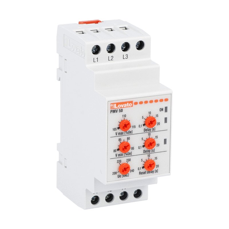 Lovato PMV Phase Monitoring Relays | Phase Failure, Sequence & Voltage Protection | ريلاي حماية فازات لوفاتو PMV | سقوط وعكس الفازات ومراقبة الجهد حسب الموديل
