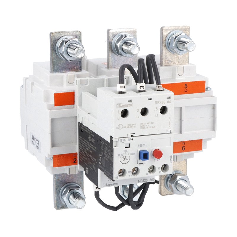 Lovato RF Thermal Overload Relays | Adjustable Motor Protection 0.4-250A | أوفرلود حراري لوفاتو RF لحماية المحركات | تيار قابل للضبط من 0.4 إلى 250 أمبير