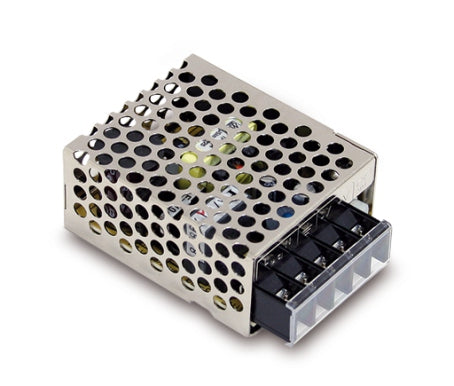 MEAN WELL RS-15 official manufacturer product photo; output and option label may differ | مين ويل