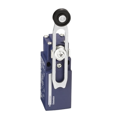 Telemecanique XCKN2145G11 limit switch with roller lever, plastic body, 1NC+1NO, Pg11