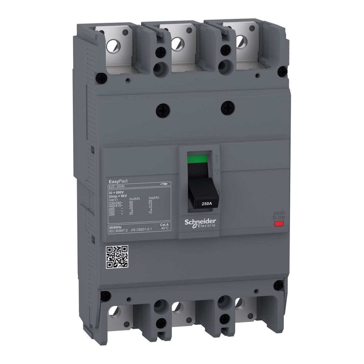 Schneider Electric EZC250N3100 Molded Case Circuit Breakers MCCB | Easypact EZC250N