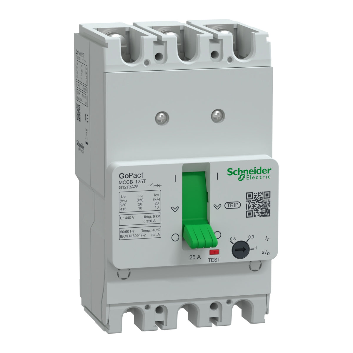 Schneider Electric G12T3A25 Molded Case Circuit Breakers MCCB | GoPact MCCB 125