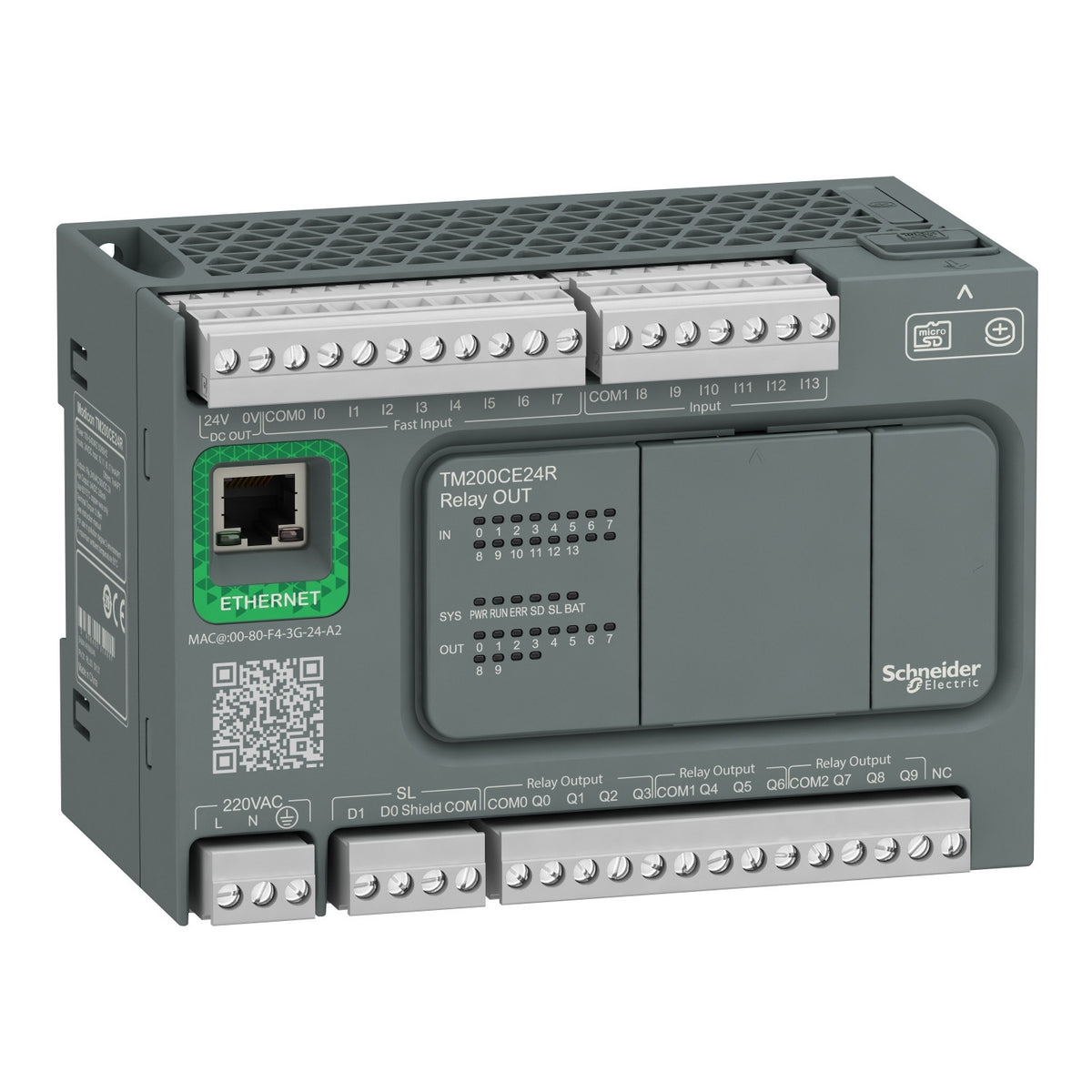 Schneider Electric TM200CE24R Programmable Controllers & HMI | Modicon Easy M200