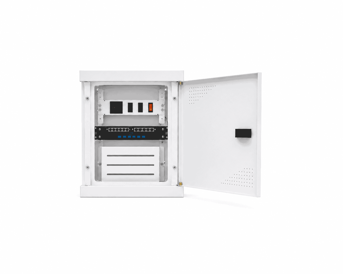 Star Trans Recessed Ethernet Distribution iPanel | Router, Internet, TV and Telephone Box
