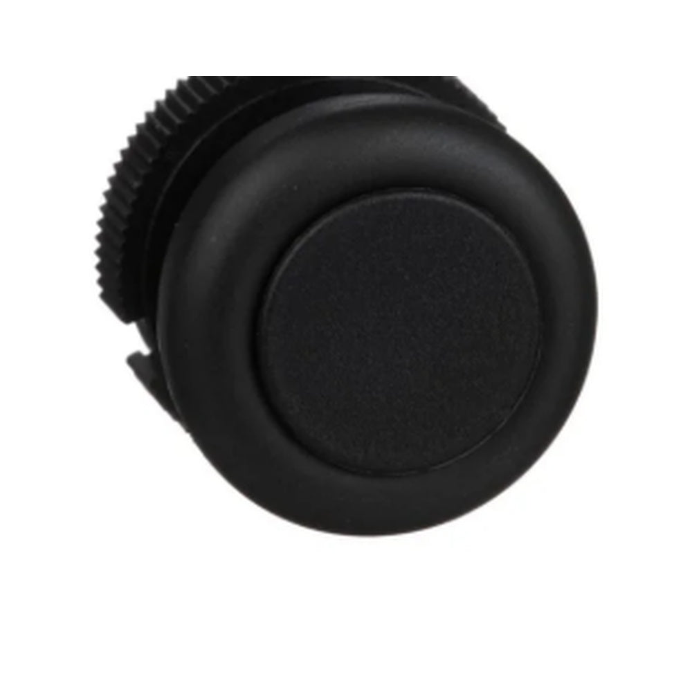 Schneider XACA9412 Harmony XAC Booted Push Button Head | Black Spring Return | Harmony XAC product image
