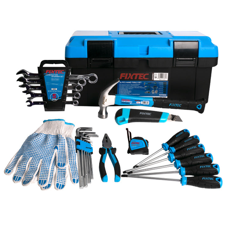 FixTec 26pcs tool kit contents