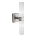 Applec 171339 Made of Satin Nickel Steel and White, Opal-matte Glass. Outdoor Wall Light | Outdoor Wall Lighting - SKU 171339