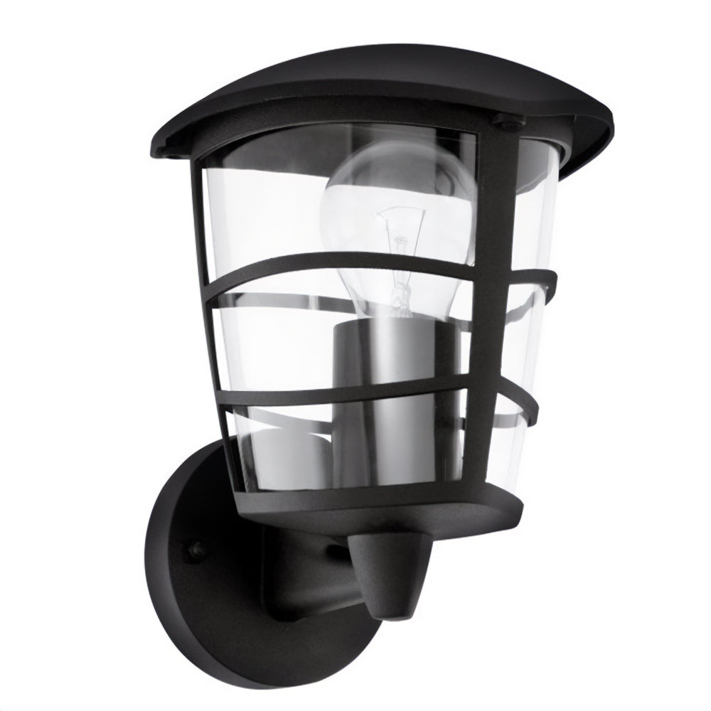 Applec 173242 Up حائط 1*e27 In أسود تشطيب IP44 حائط خارجي Lantern | حائط خارجي إضاءة - SKU 173242