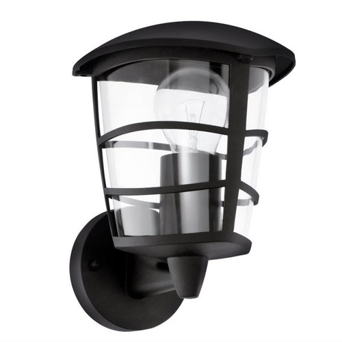 Applec 173242 Up Wall 1*e27 In Black Finish IP44 Outdoor Wall Lantern | Outdoor Wall Lighting - SKU 173242