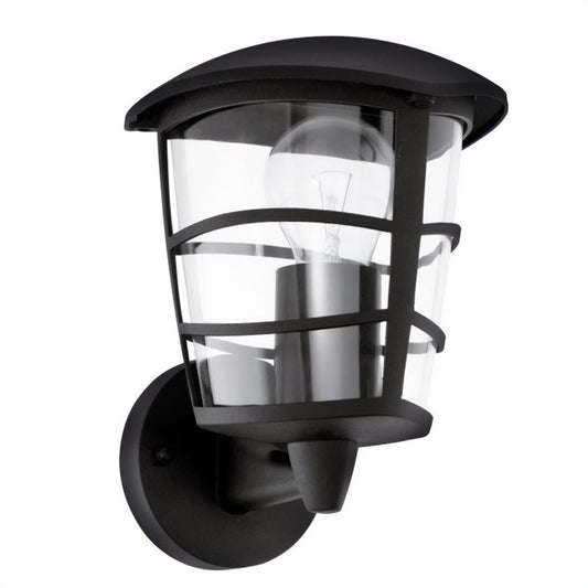 Applec 173242 Up Wall 1*e27 In Black Finish IP44 Outdoor Wall Lantern | Outdoor Wall Lighting - SKU 173242