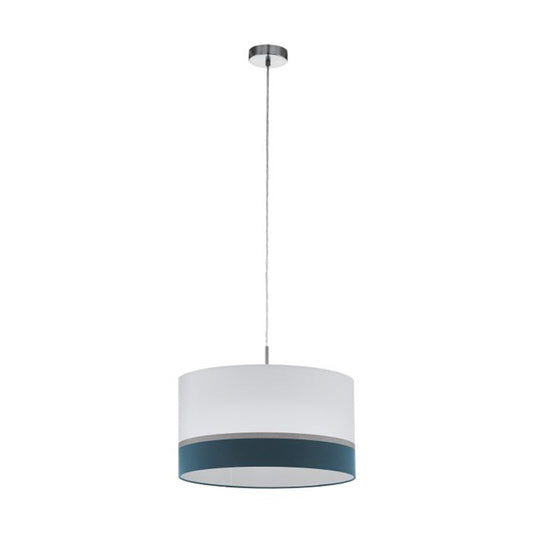 EGLO 173296 White and Blue Steel Nickel Pendant Light | El Sewedy Decorative Indoor Lighting - SKU 173296