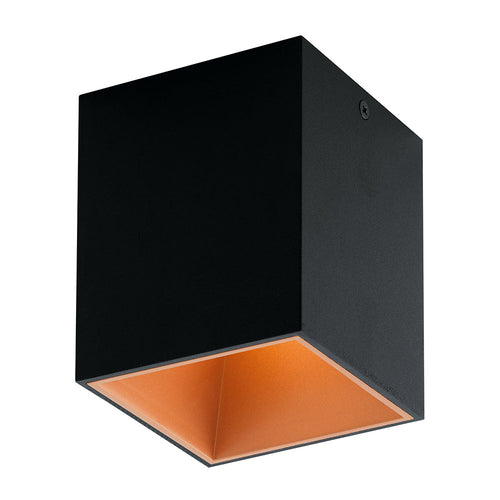 EGLO 173353 Black and Bronze Aluminium Plastic Black Wall Light | Decorative Indoor Lighting - SKU 173353