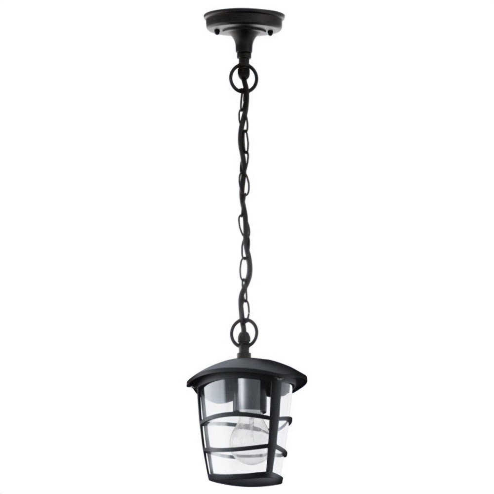 السويدي El Sewedy 173357 Weatherproof Die Cast إضاءة هو تقليدي Looking 1*e27 In أسود تشطيب IP44 خارجي Pendant إضاءة | خارجي Pendant إضاءة - SKU 173357