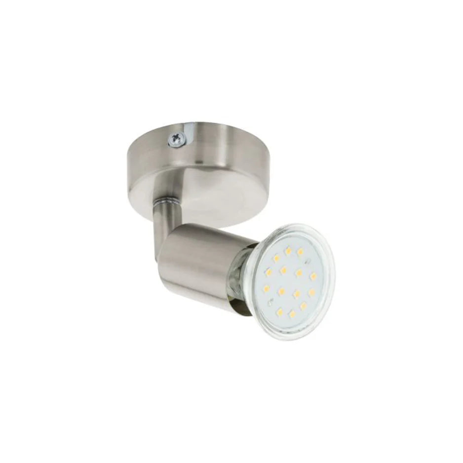 Steel Silver Wall Light IP20 LED