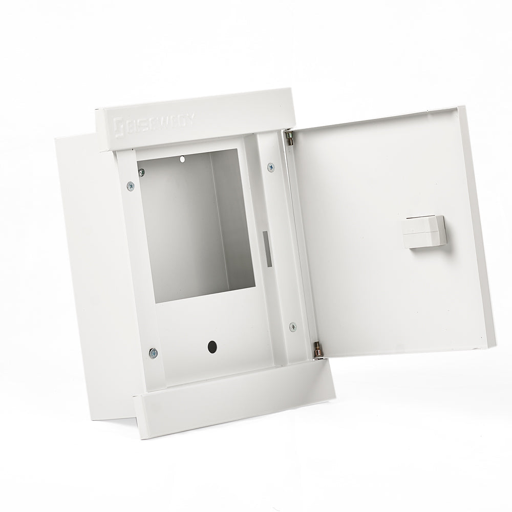 El Sewedy 180601 1-phase meter box – open door showing the meter window
