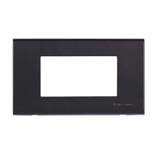 Panasonic 3M plate with mounting frame black Wide | Wall Plate 215043 - SKU 215043