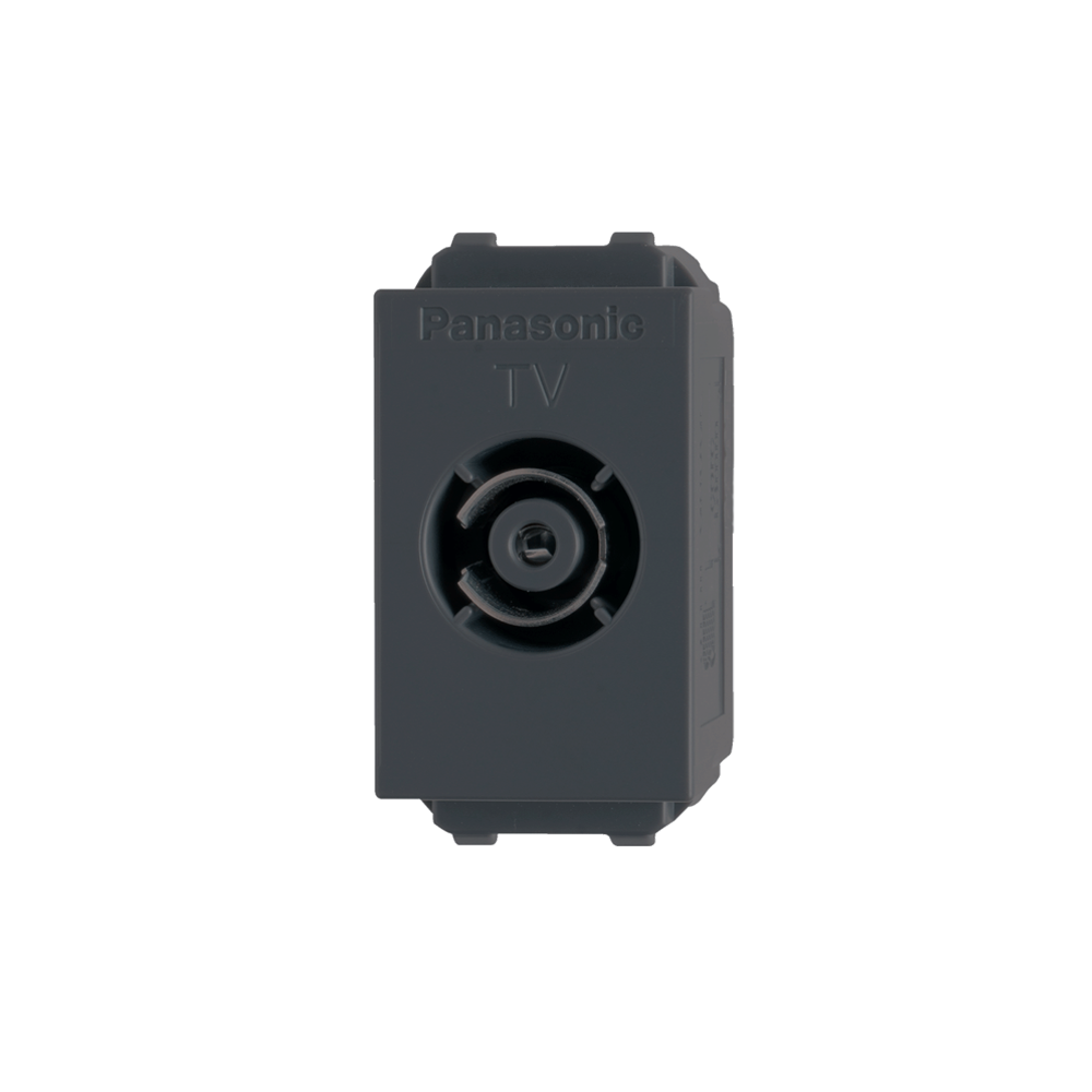Panasonic DIN Type Television Terminal - Grey | Wiring Device 215052 - SKU 215052