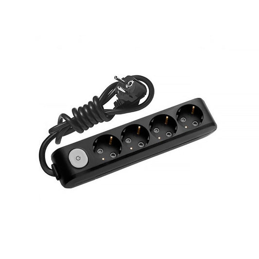 Panasonic Extension socket 4x black | Socket Outlet 215066 - SKU 215066