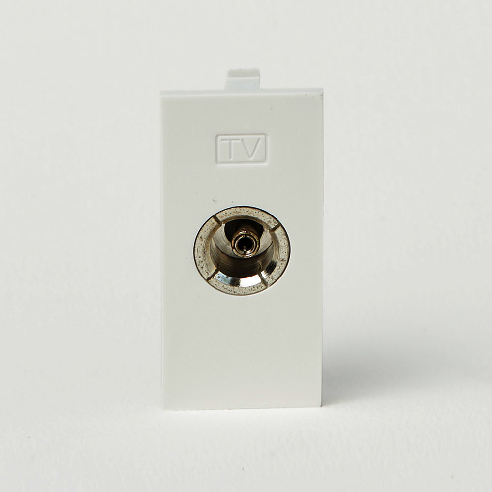 Panasonic TV socket white Roma | TV/Satellite Outlet 215075 - SKU 215075