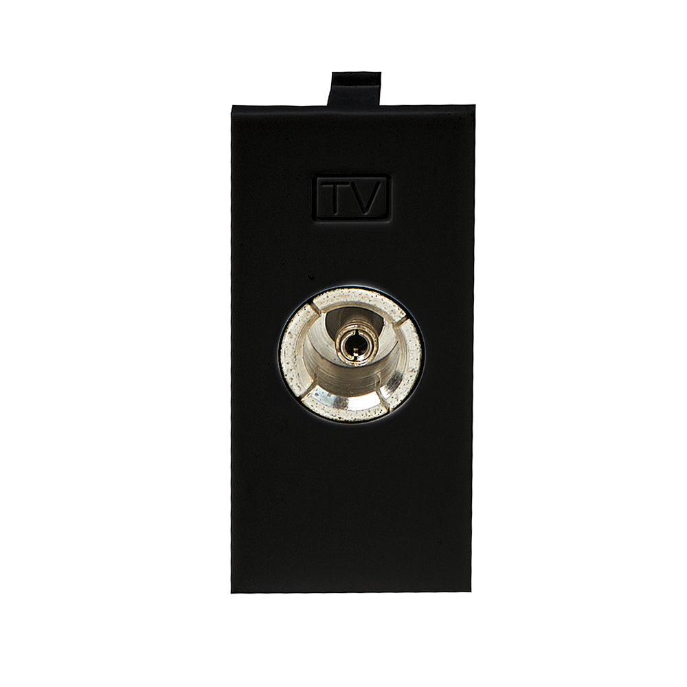 Panasonic TV socket Black Roma | TV/Satellite Outlet 215086 - SKU 215086