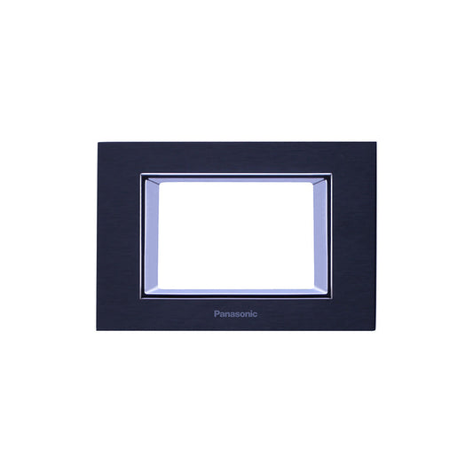 Panasonic 3M plate Black Ultima Thea | Wall Plate 215212 - SKU 215212