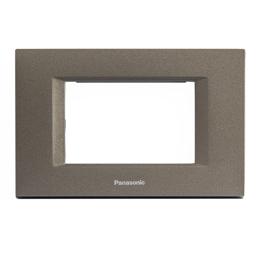 Panasonic 3M plate Dark Gray Optima Thea | Wall Plate 215273 - Grey - SKU 215273