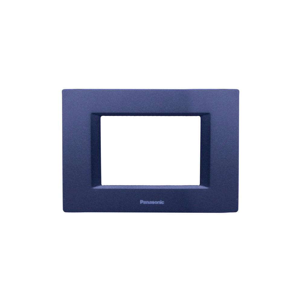 Panasonic 3M plate Black Optima Thea | Wall Plate 215275 - SKU 215275
