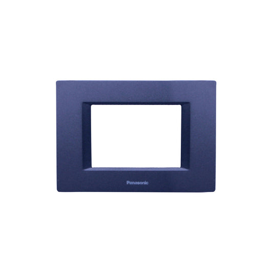 Panasonic 3M plate Black Optima Thea | Wall Plate 215275 - SKU 215275