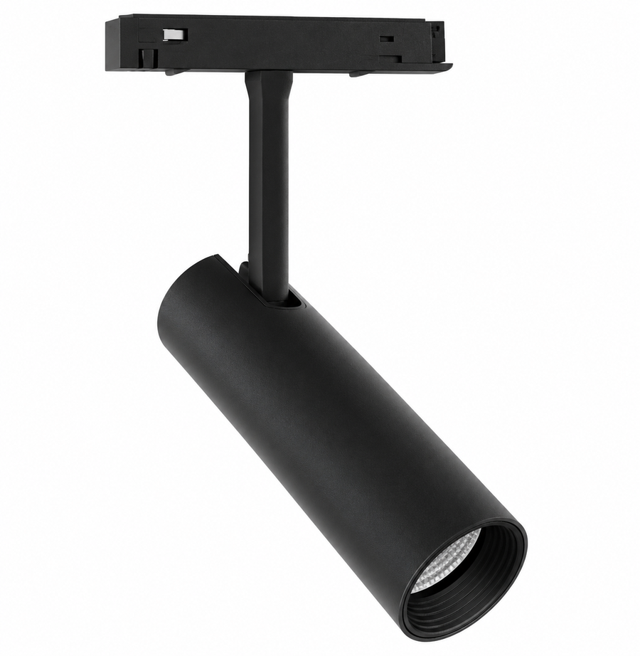 Luma Magnetic Track Cylinder Spotlight | 10W to 30W, 24°, 3000K, Black or White