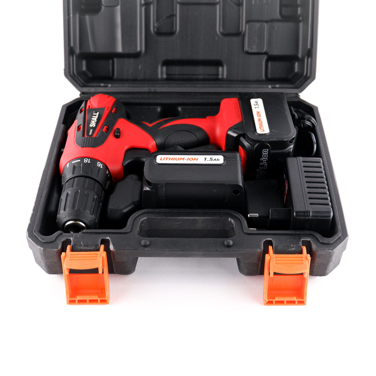 Shall 16V cordless drill with batteries