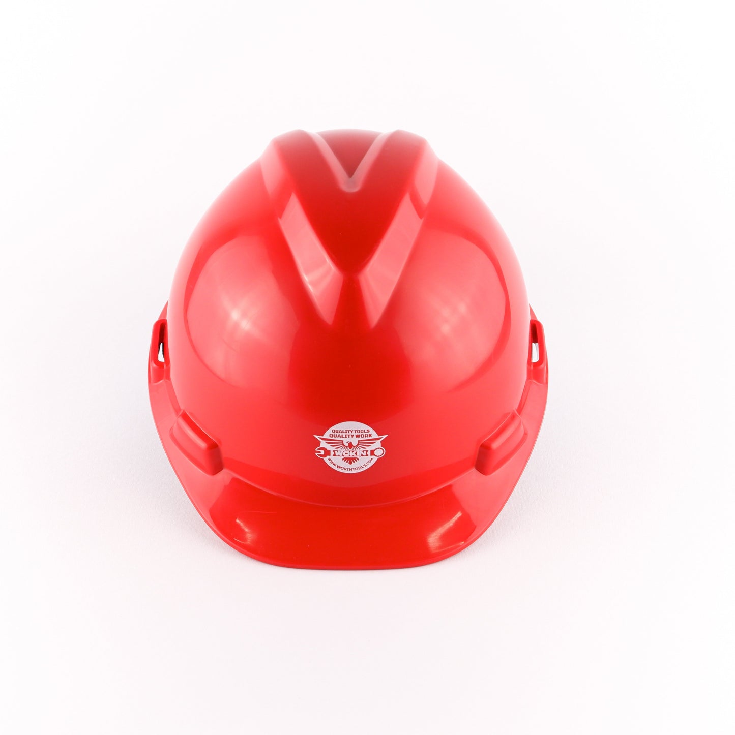 Industrial Safety Helmet, Red, Adjustable Ratchet Fit | Part Number 401022