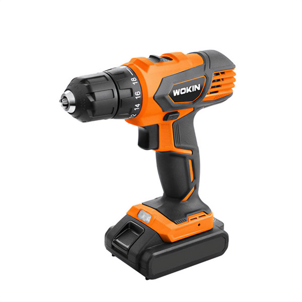 Wokin 20V cordless drill driver with batteries