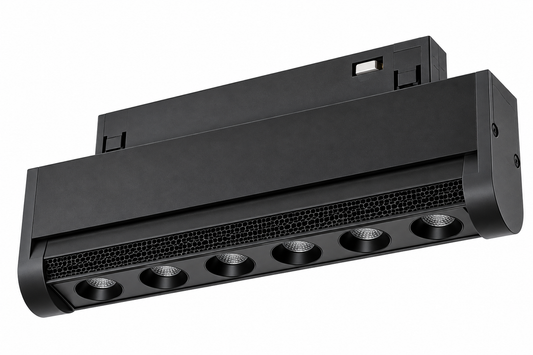Luma Magnetic Track Double Grille Light | 6W to 24W, 3000K, Black or White